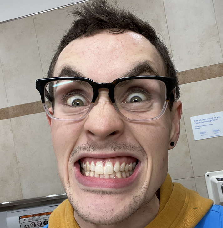 Click to go to my personal Instagram Scott making an evil face